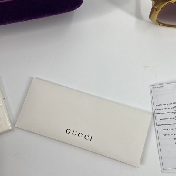 NEW! Gucci ggo714sa yellow sunglasses main image 4